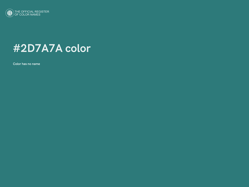 #2D7A7A color image