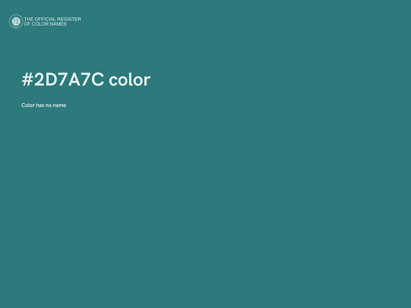 #2D7A7C color image