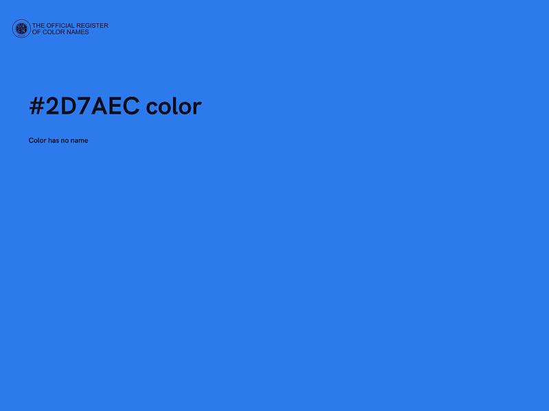 #2D7AEC color image