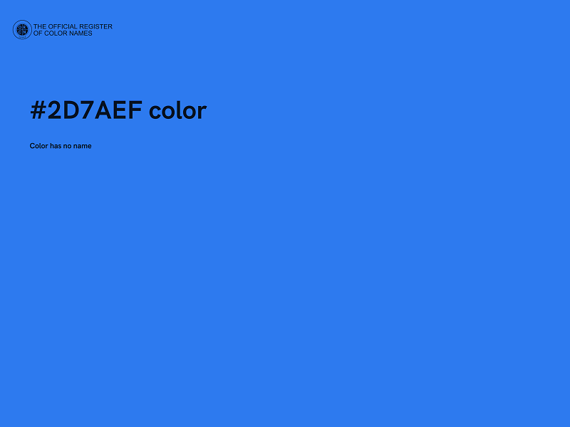 #2D7AEF color image