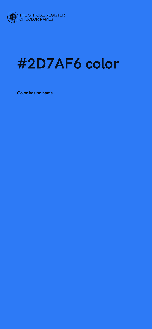 #2D7AF6 color image
