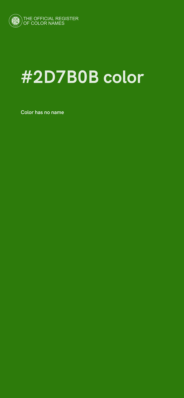 #2D7B0B color image