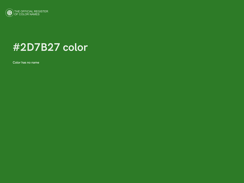 #2D7B27 color image