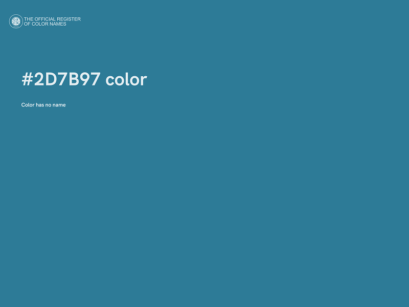 #2D7B97 color image