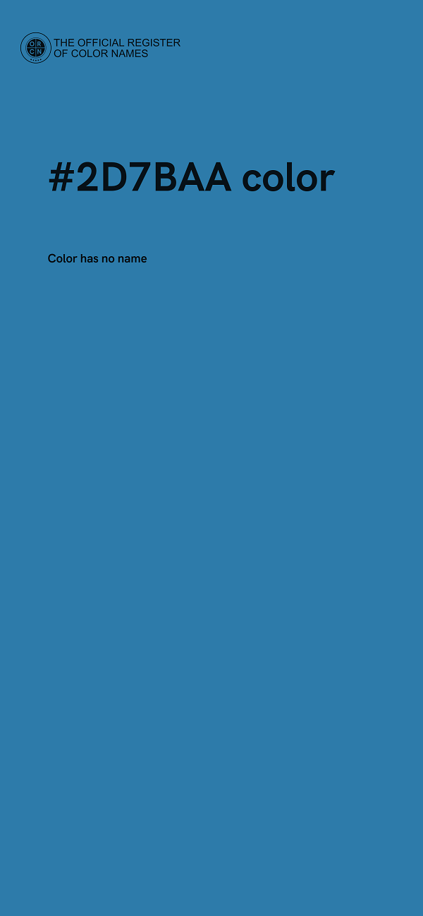 #2D7BAA color image
