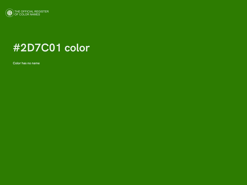 #2D7C01 color image