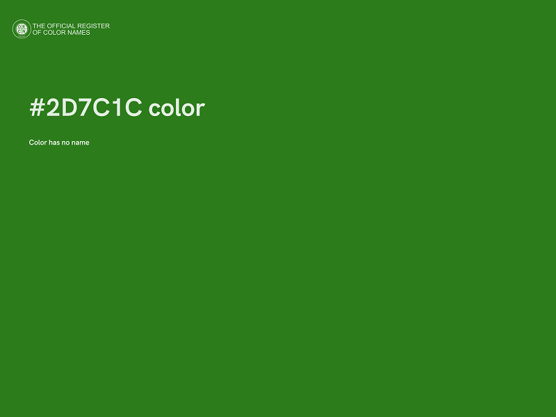 #2D7C1C color image