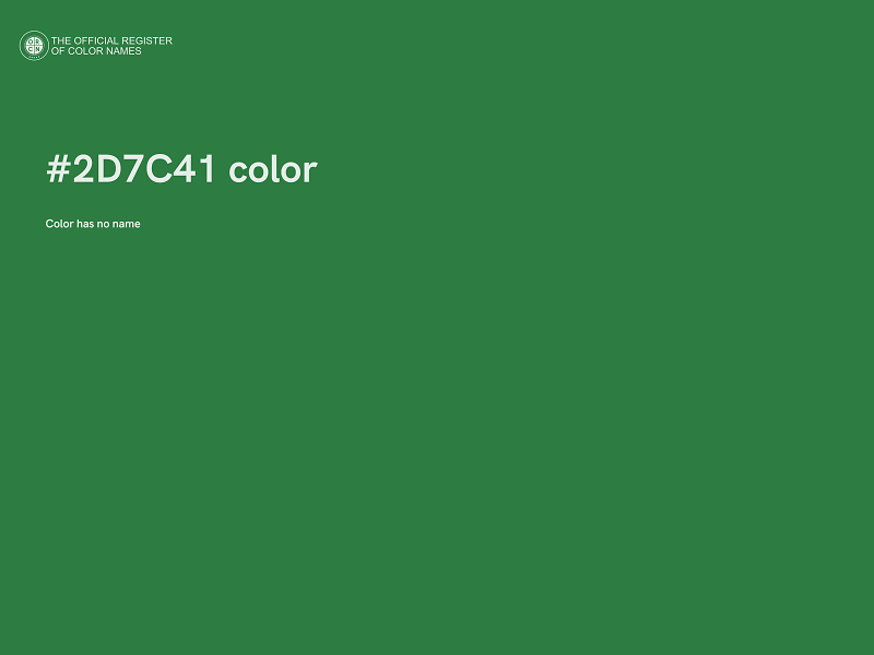 #2D7C41 color image