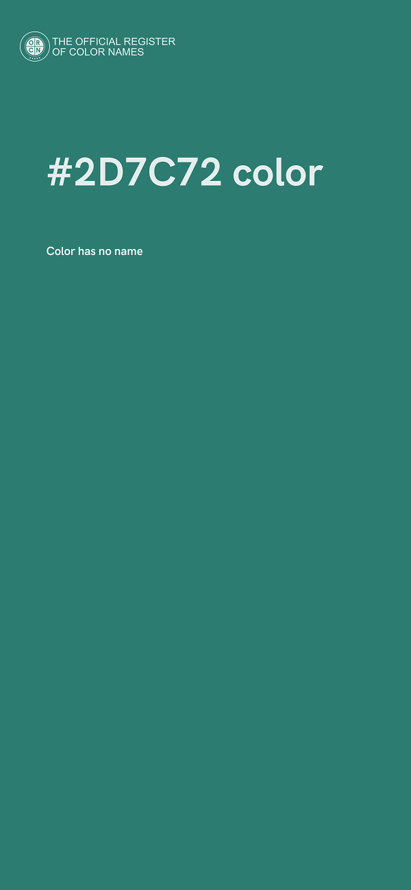 #2D7C72 color image
