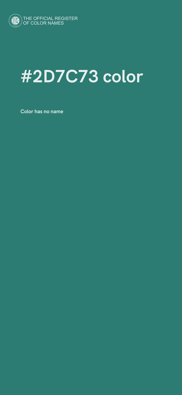 #2D7C73 color image