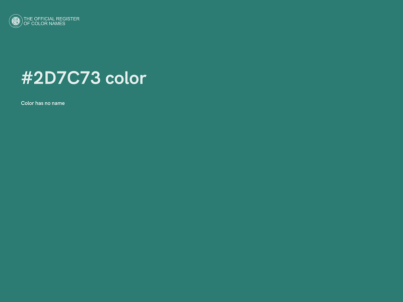 #2D7C73 color image