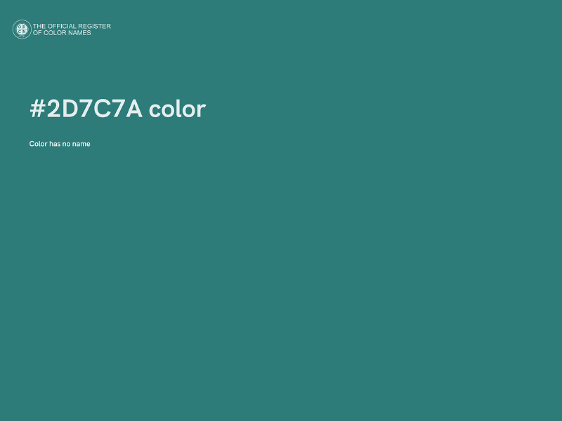 #2D7C7A color image