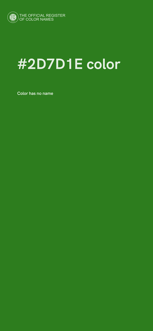#2D7D1E color image