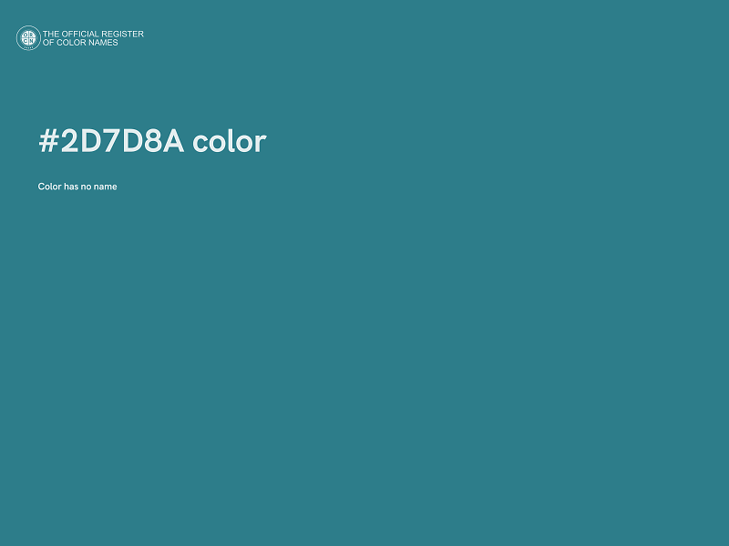 #2D7D8A color image