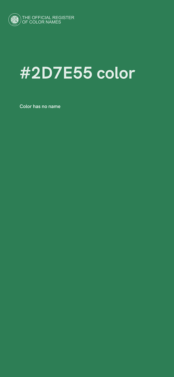 #2D7E55 color image