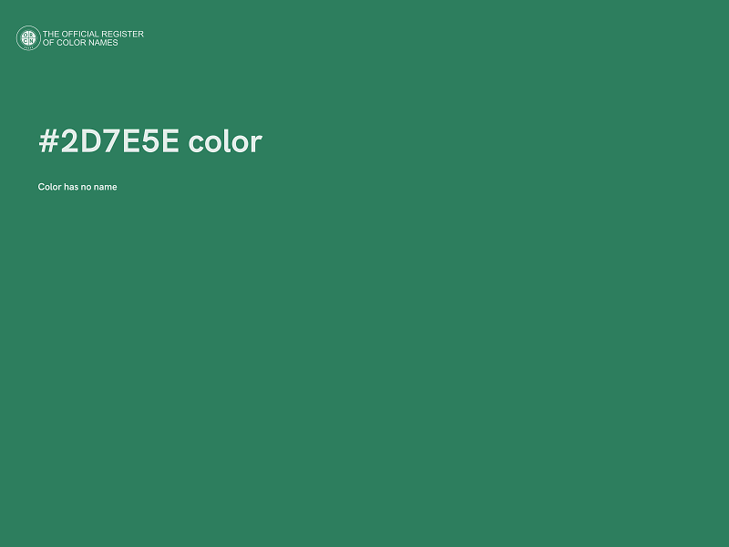 #2D7E5E color image