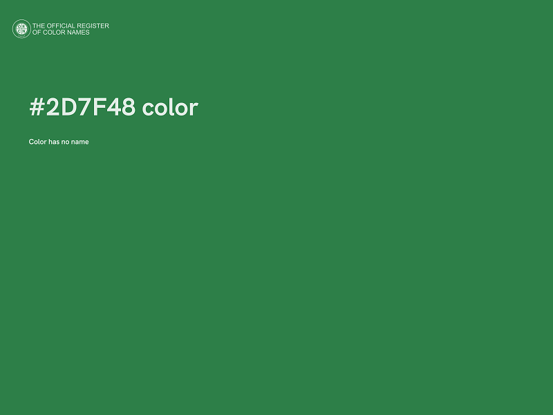 #2D7F48 color image