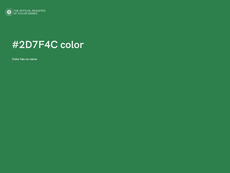 #2D7F4C color image