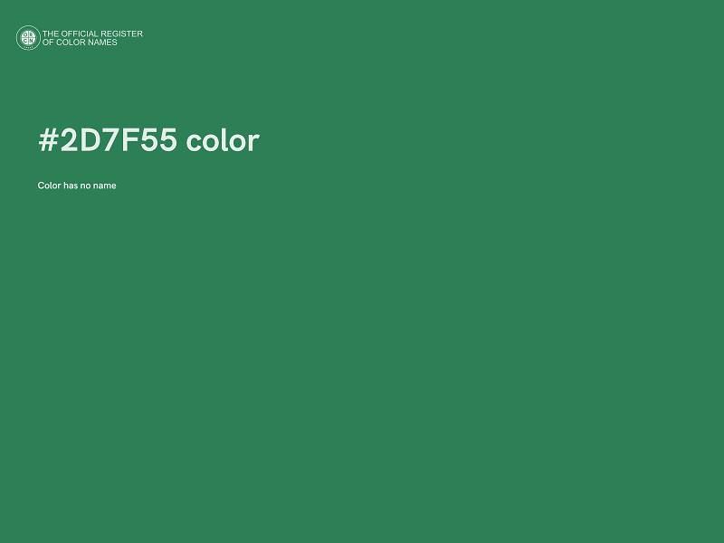 #2D7F55 color image