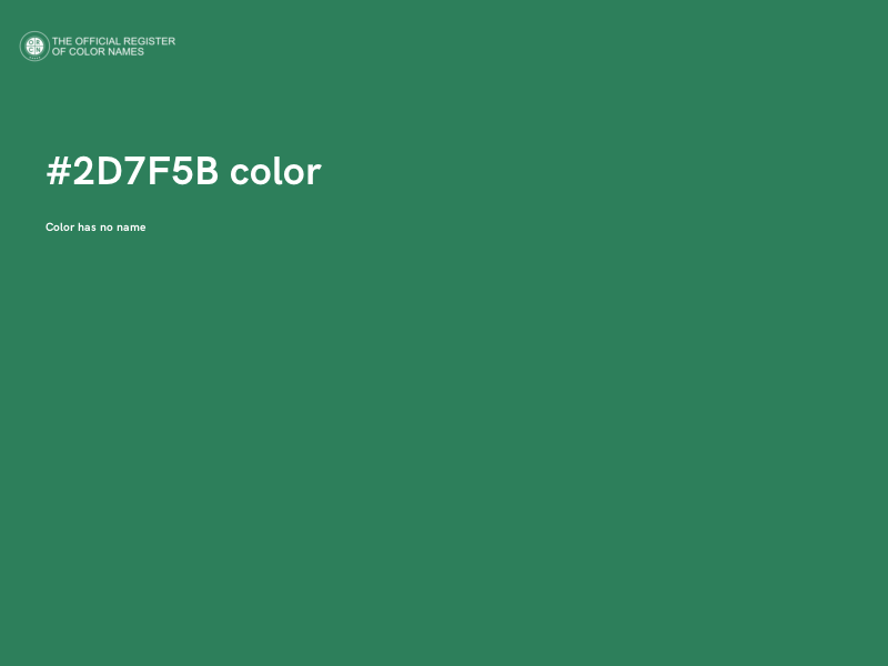 #2D7F5B color image