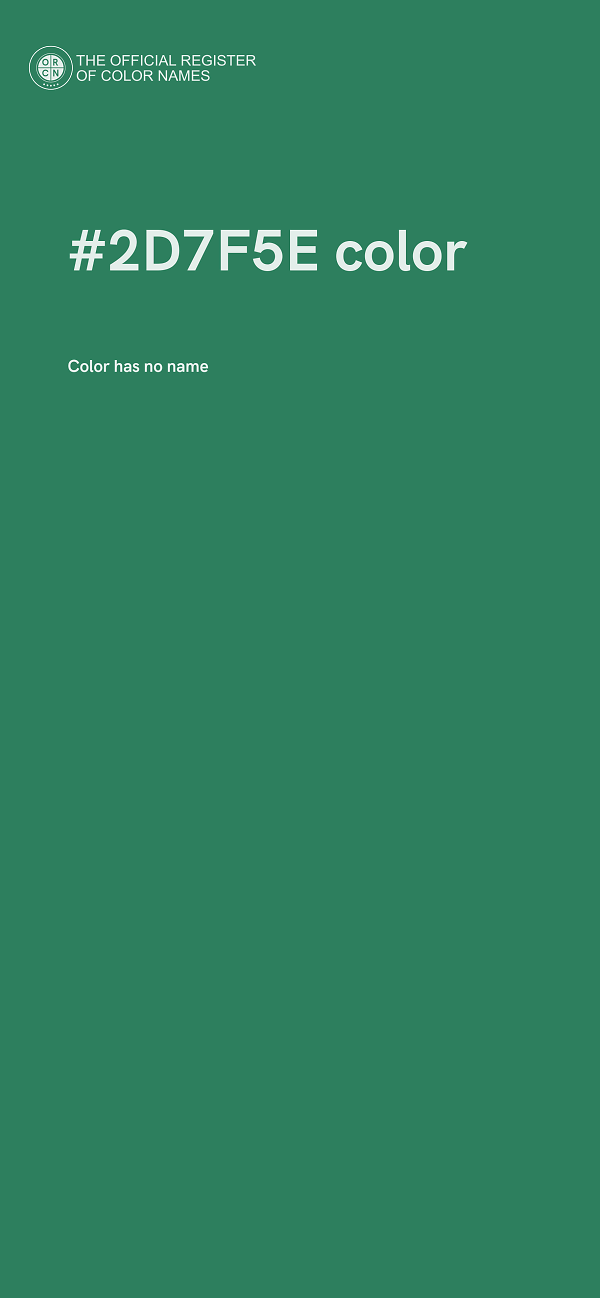 #2D7F5E color image
