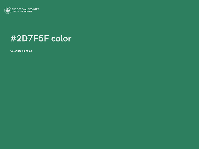 #2D7F5F color image