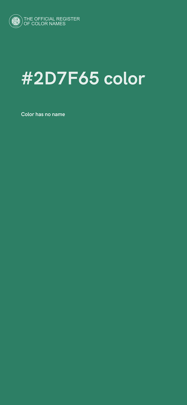 #2D7F65 color image