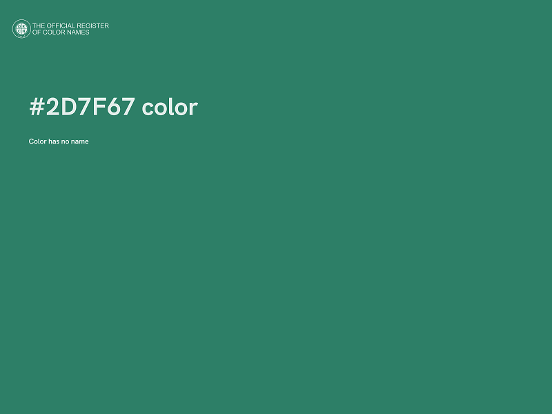 #2D7F67 color image