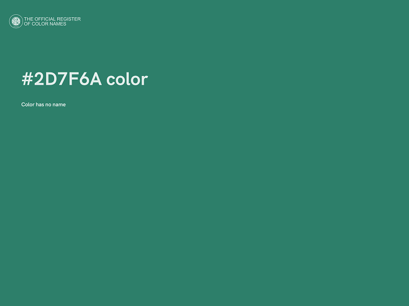 #2D7F6A color image