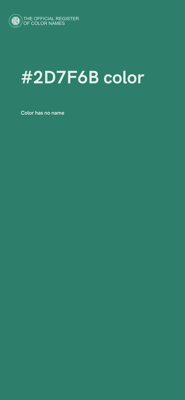 #2D7F6B color image