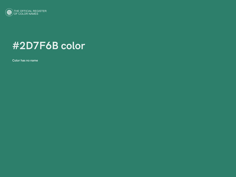 #2D7F6B color image