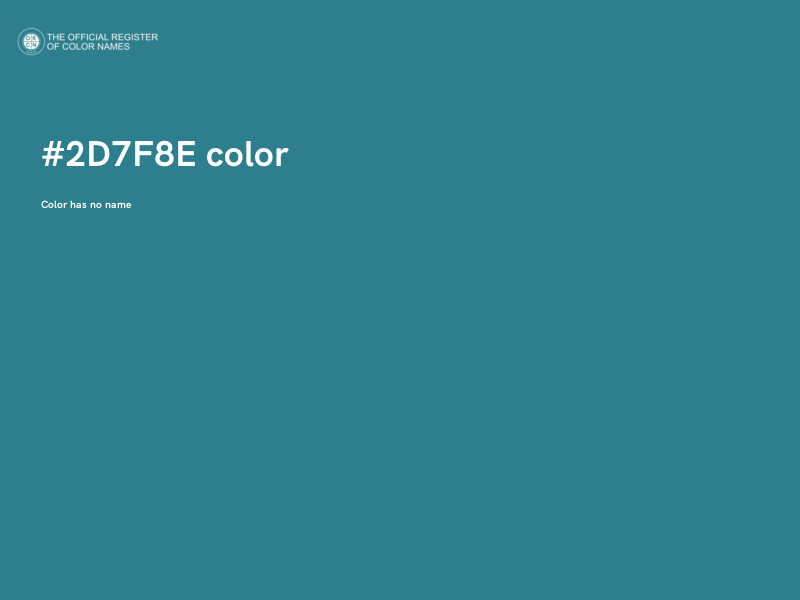 #2D7F8E color image