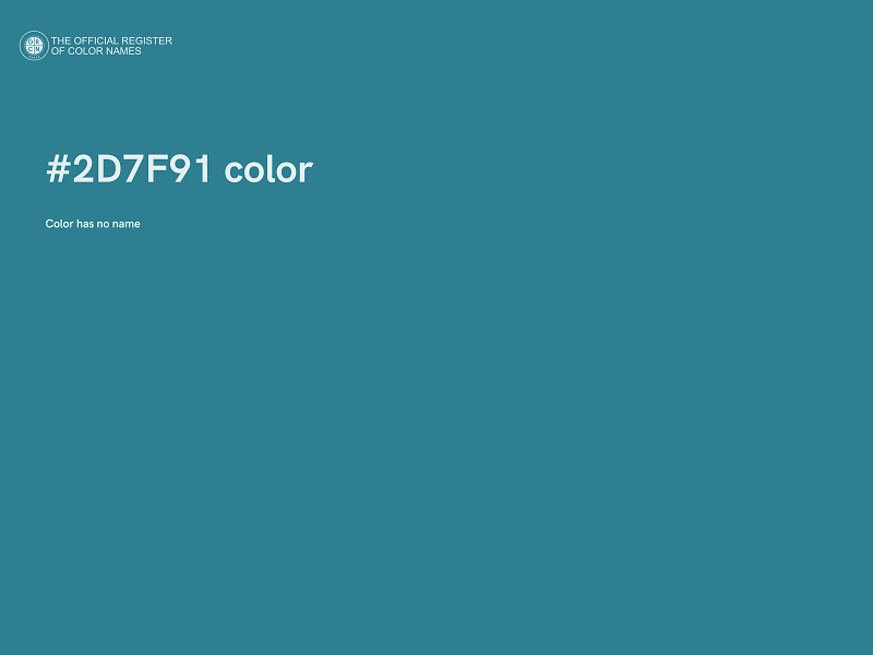 #2D7F91 color image