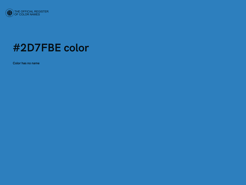#2D7FBE color image