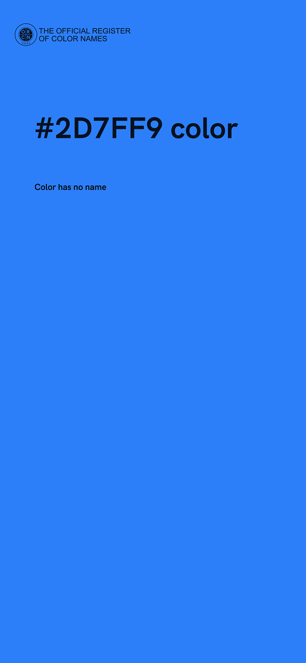#2D7FF9 color image