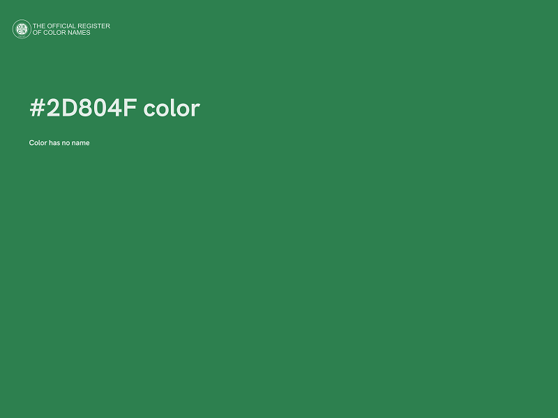 #2D804F color image