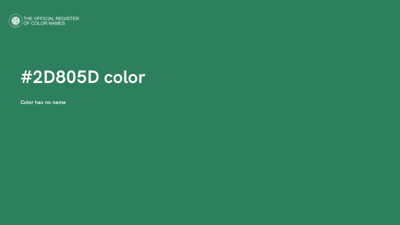 #2D805D color image