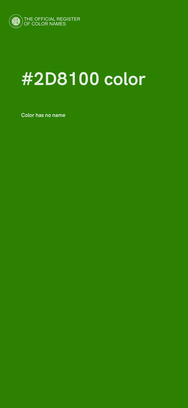 #2D8100 color image