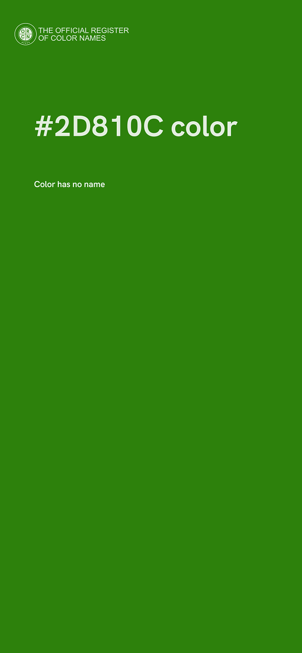#2D810C color image