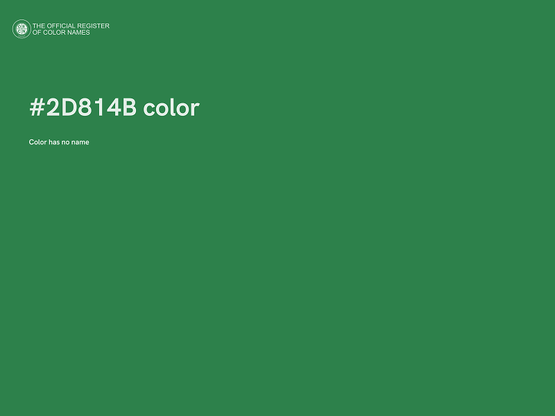 #2D814B color image