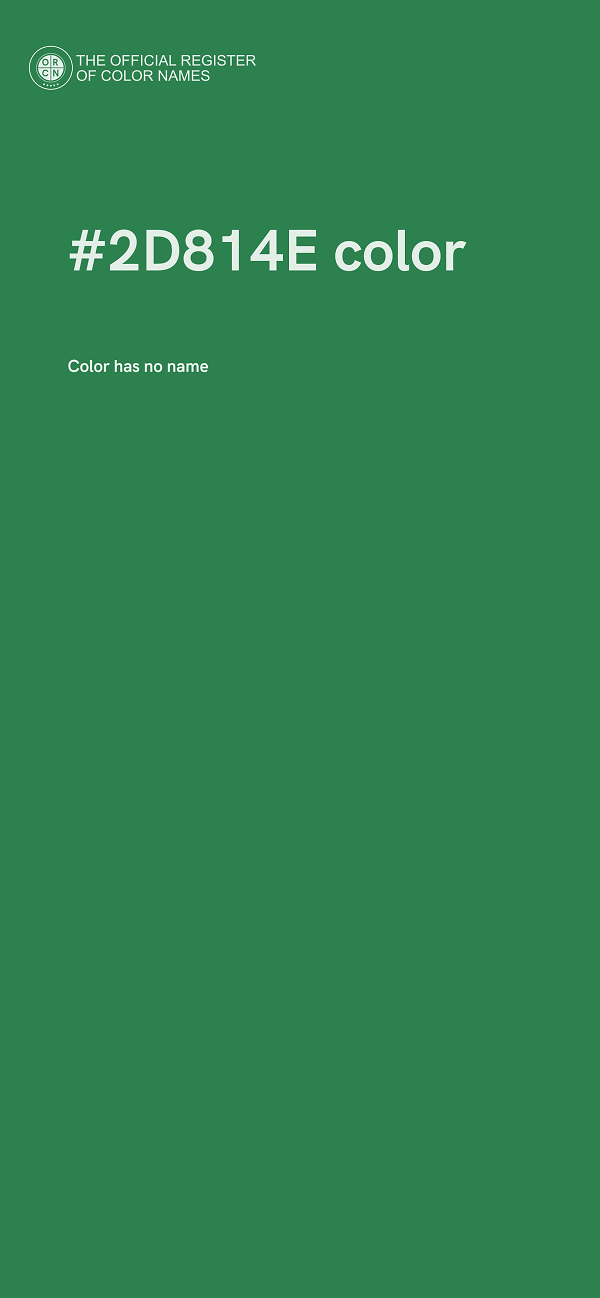 #2D814E color image
