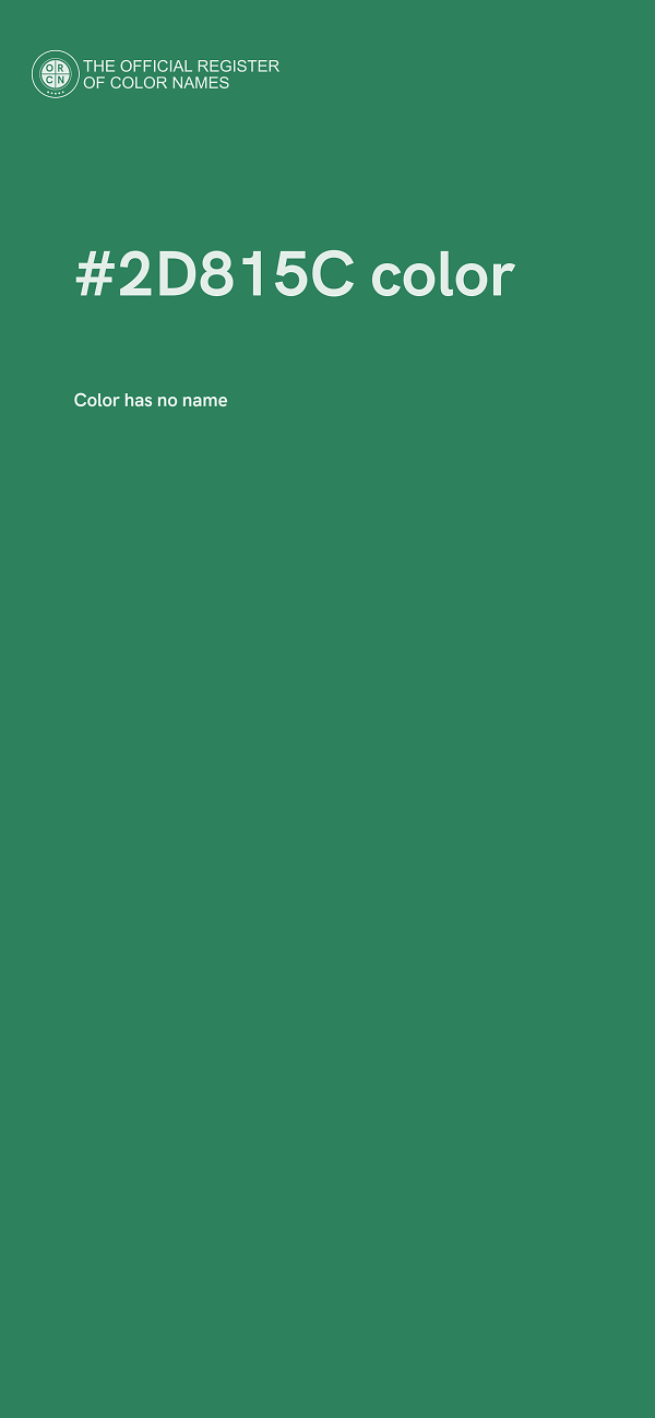 #2D815C color image