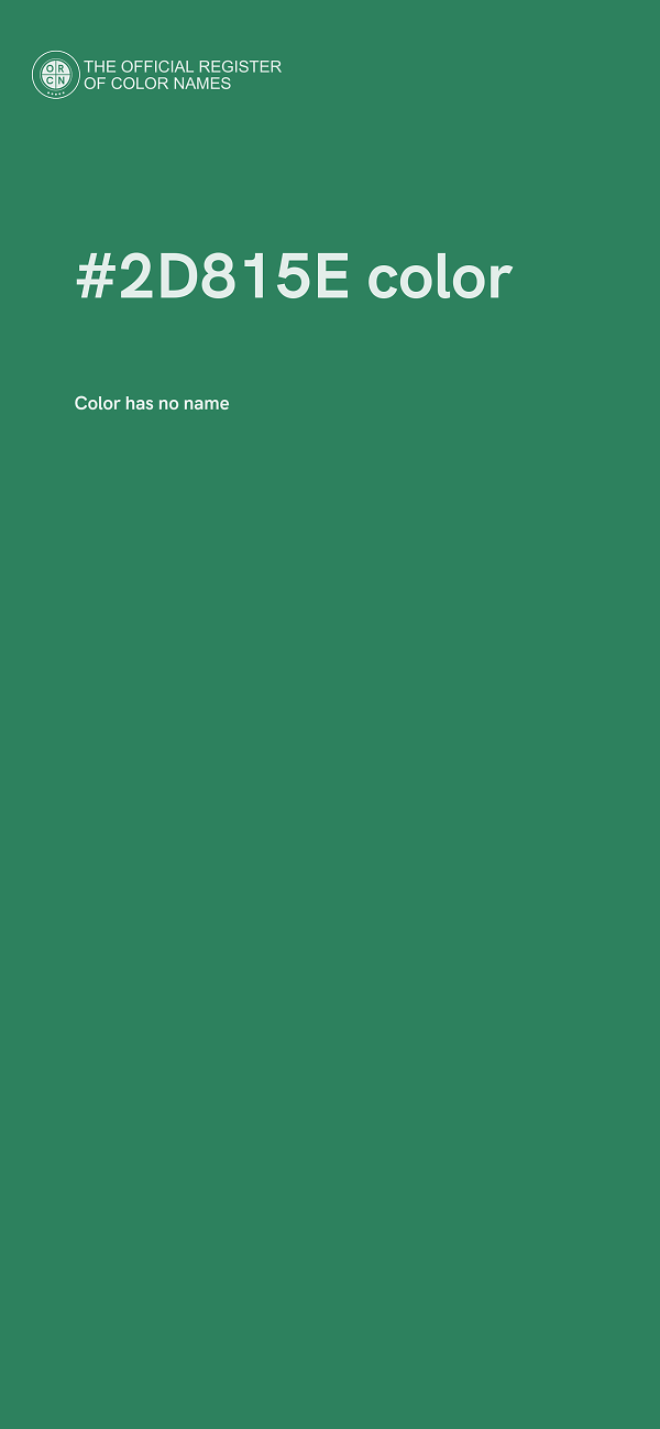 #2D815E color image