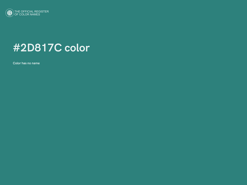 #2D817C color image