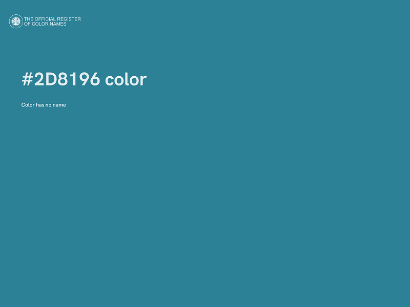 #2D8196 color image