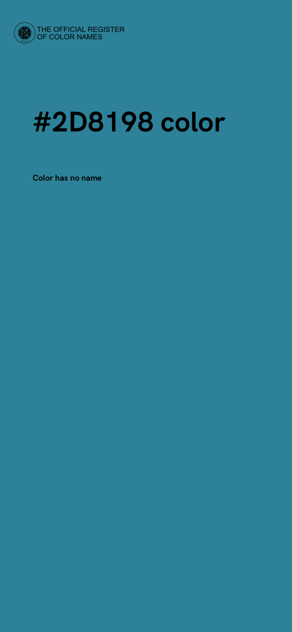 #2D8198 color image