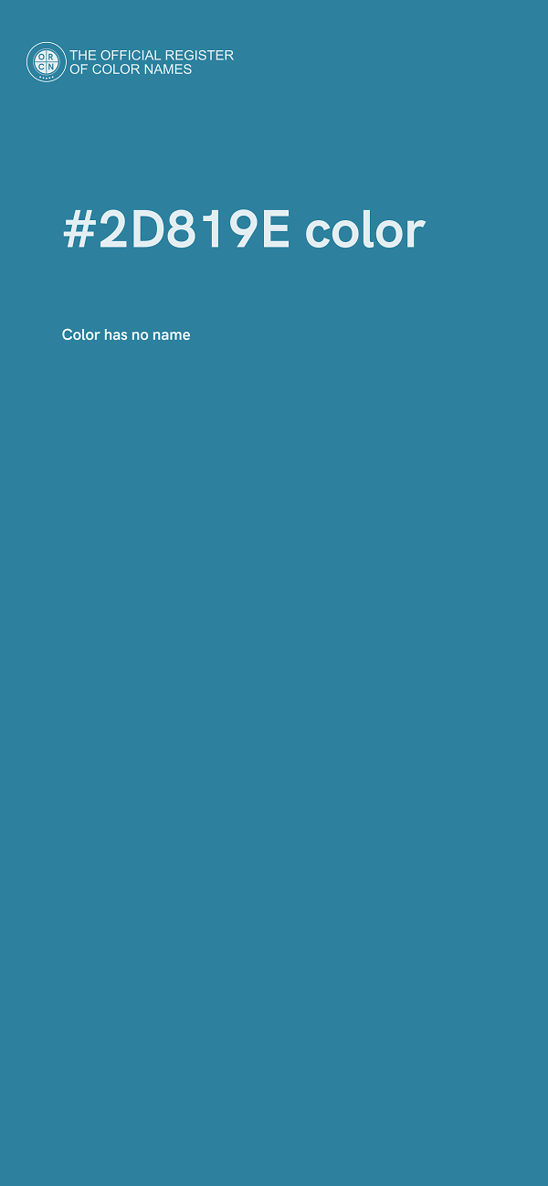 #2D819E color image