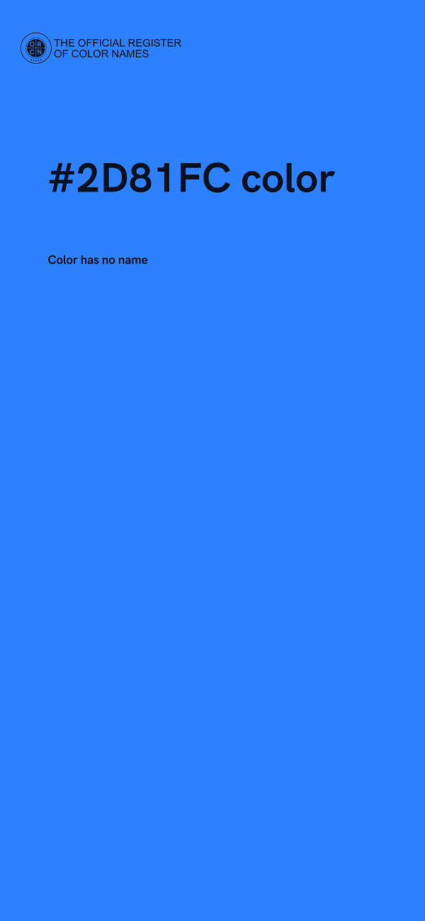 #2D81FC color image