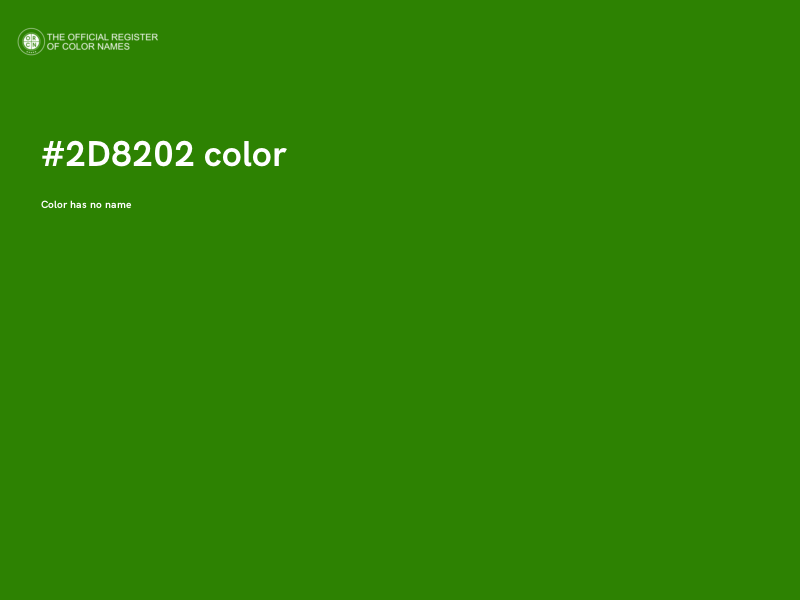 #2D8202 color image