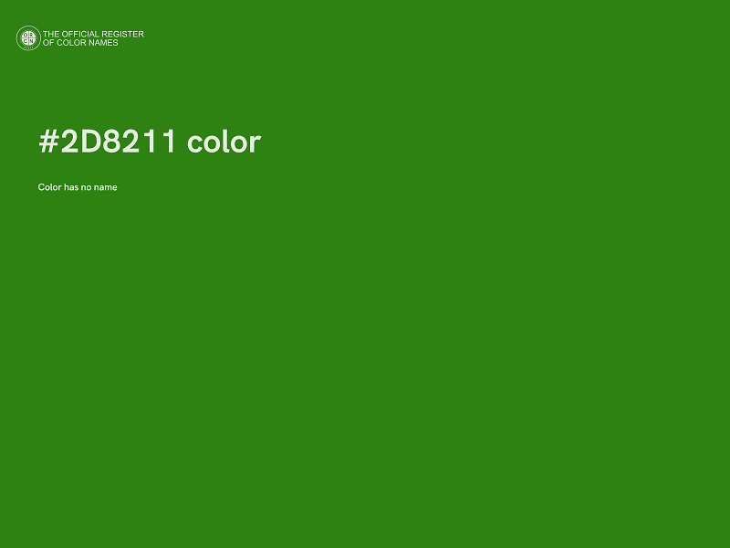 #2D8211 color image